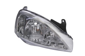 Far fata Dreapta (H7/H7, electric, cu motor, culoare insert: cromat, culoare semnalizator: alb) potrivit OPEL COMBO TOUR, COMBO/MINIVAN, CORSA C, CORSA C/HATCHBACK - Img 1