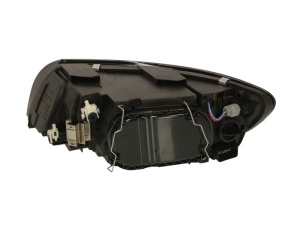 Far fata Dreapta (H7/HB3, electric, cu motor, culoare insert: gri) potrivit VOLVO S40 II, V50 - Img 2