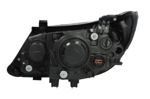 Far fata Dreapta (H7/PY21W, electric, fara motoras, culoare insert: negru) potrivit KIA SORENTO I, SORENTO II - Img 2