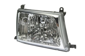 Far fata Dreapta (HB3/HB4, electric, fara motoras, culoare insert: argintiu) potrivit TOYOTA LAND CRUISER 100 - Img 1