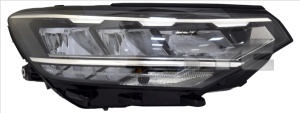 Far fata dreapta potrivit VW PASSAT B8 FL 2019-2023 - LED, electric, cu motor - Img 2