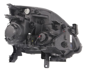Far fata Stanga (D1S/H1, electric, cu motor, culoare insertie: argintiu, culoare semnalizator: transparent) potrivit NISSAN X-TRAIL II - Img 2