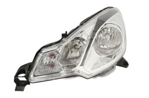 Far fata Stanga (H1/H7, electric, cu motor, culoare insert: cromat, culoare semnalizator: alb) potrivit CITROEN C3 I, C3 II - Img 1