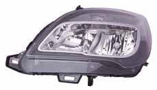 Far fata Stanga (H15/H7/W21/WY21W, electric, cu motor) potrivit OPEL MERIVA B