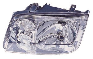 Far fata Stanga (H3/H4, electric, fara motoras, culoare insert: cromat) potrivit VW BORA, BORA I