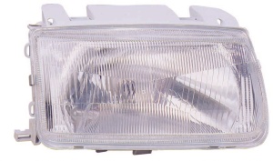 Far fata Stanga (H4, electric, cu motor, culoare insert: argintiu) potrivit VW POLO, POLO III, POLO III CLASSIC, POLO/HATCHBACK, POLO/KOMBI