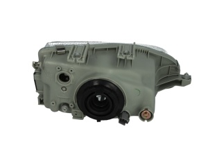 Far fata Stanga (H4, electric, fara motoras, culoare insertie: negru) potrivit HONDA CIVIC V - Img 2