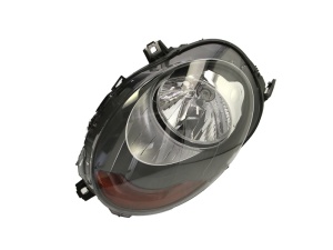 Far fata Stanga (H4, electric, fara motoras, culoare semnalizator: galben) potrivit MINI (F55), (F56), (F57), CLUBMAN (F54) - Img 1