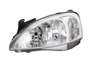 Far fata Stanga (H7/H7/PY21W/W5W, electric, cu motor, culoare insert: cromat) potrivit OPEL COMBO TOUR, COMBO/MINIVAN, CORSA C, CORSA C/HATCHBACK - Img 1