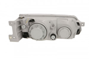 Far Stanga (H1/H7, electric, fara motoras, culoare insertie: cromat, culoare semnalizator: transparent) potrivit HYUNDAI H-1, H-1 / STAREX - Img 2