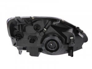 Far stanga (H4, electric, cu motoras, fundal cromat) HONDA CIVIC 2001-2003 - Img 2