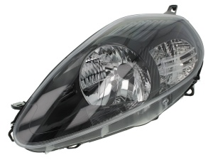 Far Stanga (H4/PY21W/W5W, electric, cu motor, culoare insert: negru) potrivit FIAT GRANDE PUNTO 199, PUNTO III 199 2005-2018