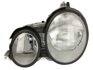 Far Stanga (H6W/H7/PY21W, electric, cu motor, bec, culoare insertie: cromat, culoare semnalizator: alb) potrivit MERCEDES E T-MODEL (S210), E (VF210), E (W210) -06.99 - Img 1