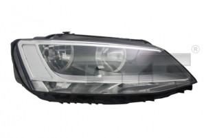 Far Stanga (H7/H7, electric, cu motor, culoare insertie: negru) potrivit VW JETTA IV - Img 3