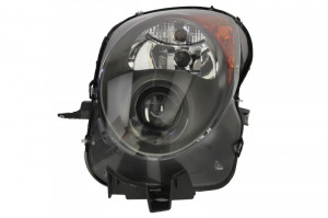 Far Stanga (H7/H7, electric, cu motor, culoare insertie: negru) potrivit ALFA ROMEO MITO