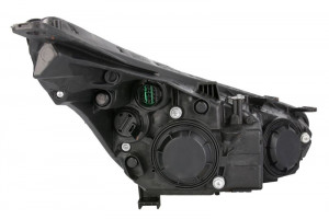 Far Stanga (H7/H7/PY21W/W5W, electric, cu motor, culoare insertie: negru) potrivit KIA CEE'D - Img 2