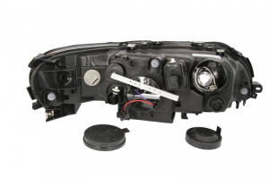 Far Stanga (H7/H9, electric, cu motor, culoare insertie: gri) potrivit VOLVO S60 I, V70 II, XC70 I - Img 2