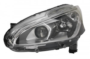 Far Stanga (H7/LED/PY21W, electric, fara motoras, culoare insertie: negru) potrivit PEUGEOT 208 I, 208 II, 208/HATCHBACK 06.15-06.15 - Img 1