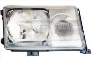 Far Stanga (halogen, H3/H4, pneumatic, culoare insertie: cromat, culoare semnalizator: portocaliu) potrivit MERCEDES 124 (A124), 124 (C124), 124 T-MODEL (S124), 124 (W124) - Img 3