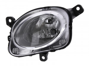Far Stanga (halogen, W21, fara motoras, bec, culoare insertie: cromat) potrivit FIAT 500L - Img 1