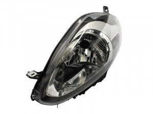 Far stanga potrivit ABARTH PUNTO FIAT PUNTO, PUNTO EVO - (H4, electric, cu motoras, fundal cromat)