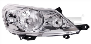 Far stanga potrivit CITROEN JUMPY FIAT SCUDO PEUGEOT EXPERT, EXPERT TEPEE TOYOTA PROACE - (H4, electric, cu motoras, fundal cromat)
