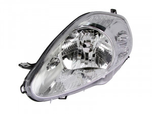 Far stanga potrivit FIAT PUNTO 2005-2012 - (H4, electric, cu motoras, fundal cromat)