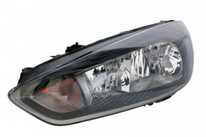 Far stanga potrivit FORD FOCUS 3 III 2014-2018 - H1/H7, electric, interior negru