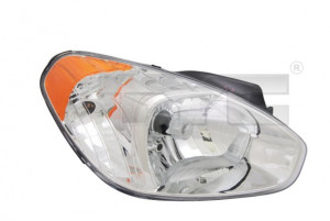 Far stanga potrivit HYUNDAI ACCENT III - (H4, electric, fundal cromat)