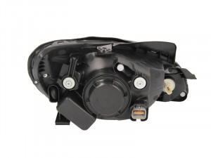 Far stanga potrivit HYUNDAI GETZ 2005-2009 - (H4, electric, cu motoras, fundal argintiu, Semnalizator argintiu) - Img 2