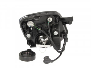 Far stanga potrivit KIA PICANTO dupa 2004 - (H4, electric, fundal argintiu, Semnalizator argintiu) - Img 2