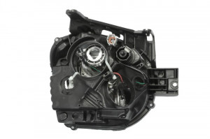 Far stanga potrivit NISSAN JUKE dupa 2014 - (H11/HB3, electric, fundal cromat, fundal transparent) - Img 2