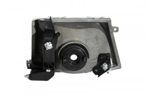 Far stanga potrivit TOYOTA HILUX 1997-2005 - (H4, manual, fundal cromat) - Img 2