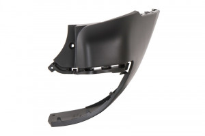 Flaps bara protectie Spate Dreapta model cu usa din spate, negru, potrivit CITROEN BERLINGO, BERLINGO MULTISPACE, BERLINGO/MINIVAN; PEUGEOT PARTNER, PARTNER TEPEE pana in 2012