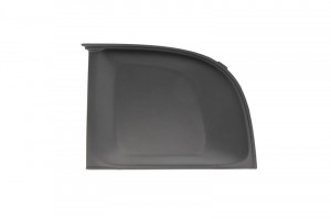 Grila bara Dreapta plastic, negru, TUV potrivit ABARTH 500 / 595 / 695, 500C / 595C / 695C; FIAT 500 07.07- 10.07- - Img 1