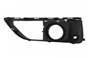 Grila bara fata dreapta Luxury, neagra, cu locas proiector ceata si senzor parcare, potrivita BMW Seria 2 Active / Gran Tourer F45 / F46 (2014-2018) - Img 2