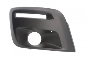 Grila bara fata dreapta potrivit CITROEN BERLINGO; PEUGEOT PARTNER 2015-2018 - cu locas proiectoare, cu locas lumini zi, plastic, grunduita
