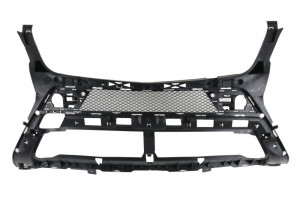 Grila bara fata potrivit MERCEDES M (W166) 2011-2015 - (AMG STYLING, plastic, negru)