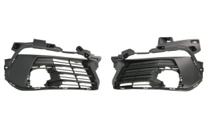 Grila bara fata potrivit Peugeot 308 II 2017-2021 - plastic, negru
