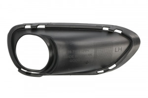 Grila bara fata stanga cu locas lampa ceata, gri, TURBO potrivit PORSCHE CAYENNE II 92A/958 06.10-10.14 - Img 2