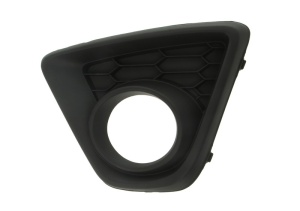 Grila bara fata Stanga potrivit MAZDA CX-5 2011-2017 2011-2015 - (cu orificii proiector ceata, negru)