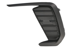 Grila bara fata stanga potrivita Opel CROSSLAND X dupa 2020 - negru-mat, cu dunga neagra