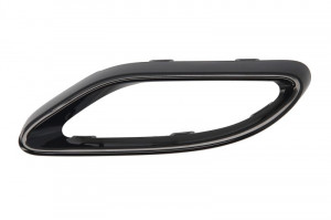 Grila bara Spate Stanga plastic, negru lucios potrivit MERCEDES A V177, A W177 dupa 2019 dupa 2018