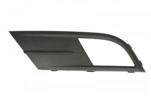 Grila bara Stanga Superior, cu locas proiector, plastic, negru potrivit VW JETTA IV dupa 2010 dupa 2014