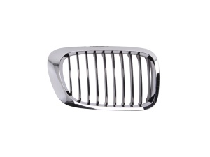 Grila radiator Dreapta potrivit BMW 3 (E46) 1.6-3.2 1997-2007 1998-2003 - (crom/negru)