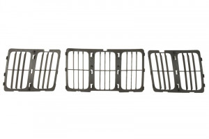 Grila radiator Interior LAREDO/LIMITED/OVERLAND, negru potrivit JEEP GRAND CHEROKEE IV 3.0-6.4 2013-2016