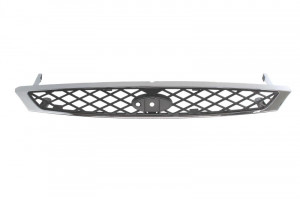 Grila radiator potrivit FORD FOCUS I, FOCUS I/combi; ZX3, FOCUS ZX5 1.4-2.0 1998-2005 pana in 2004 - (cadru cromat, GHIA, TÜV)