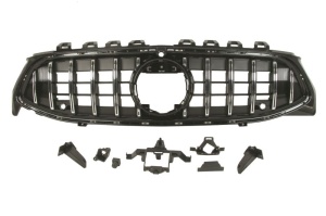 Grila radiator potrivit MERCEDES CLA C118 2019-2022 - (AMG STYLING; crom/negru lucios)