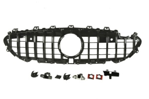Grila radiator potrivit MERCEDES CLS C257 dupa 2017 - (AMG STYLING/GT, negru lucios)