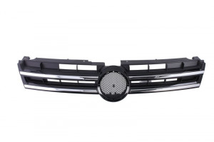 Grila radiator potrivit VW TOUAREG 3.0D-4.2D 2010-2018 pana in 2014 - (crom/gri)